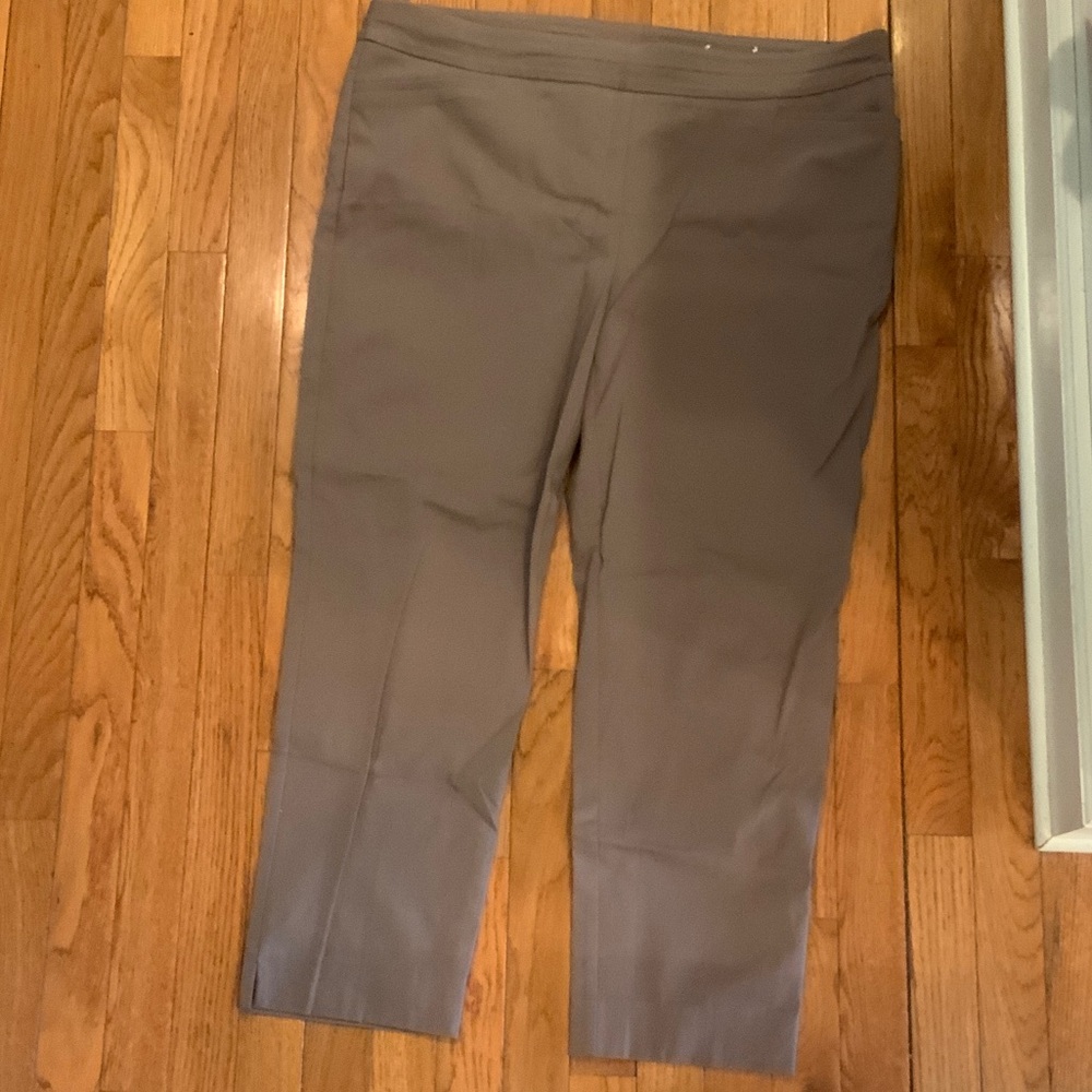 Chico's Taupe Straight Leg Pants